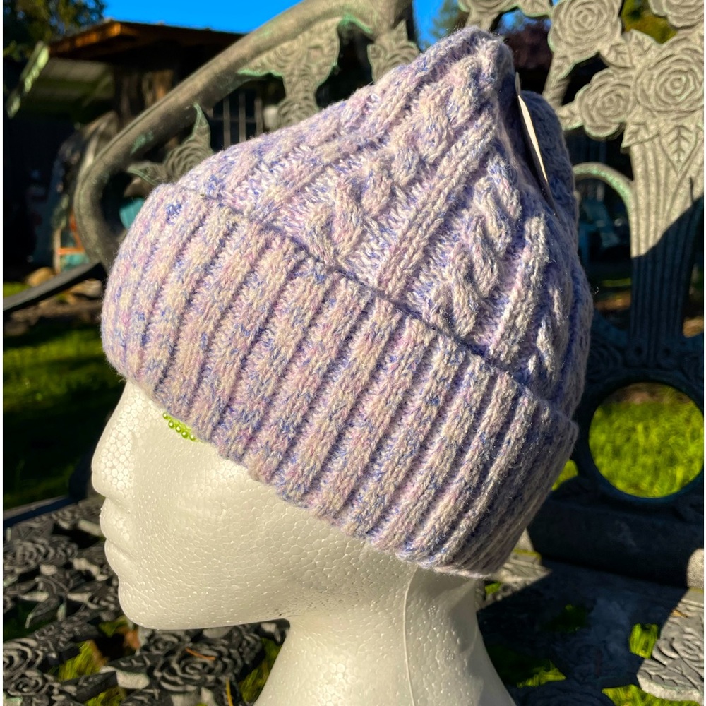 Alexa Rose Knit Beanie Hat